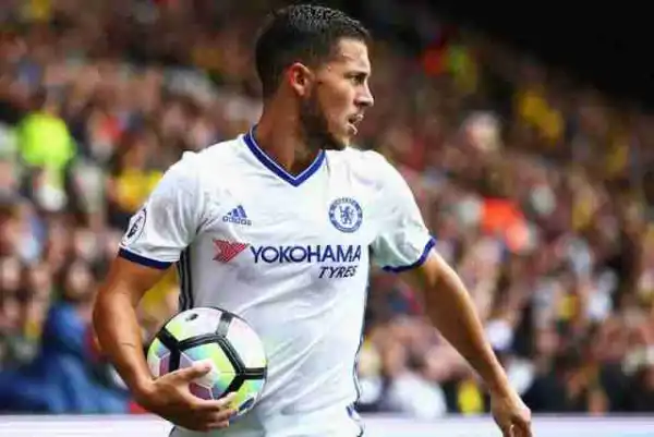 Belgian International Eden Hazard Set His Sights On Real Madrid Move (Photo)